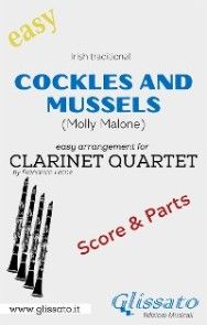 Cockles and mussels - Easy Clarinet Quartet (score & parts) photo №1