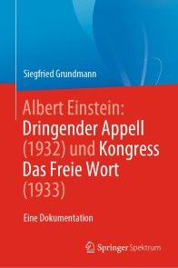 Albert Einstein Dringender Appell (1932) und Kongress Das Freie Wort (1933) Foto №1