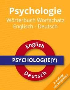 Psychologie Wörterbuch Wortschatz Englisch - Deutsch photo №1