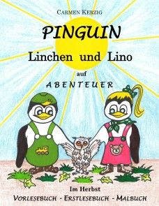 Pinguin Linchen und Lino auf Abenteuer im Herbst Foto №1