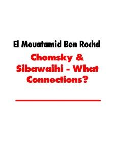 Chomsky & Sibawaihi - What Connections? photo №1
