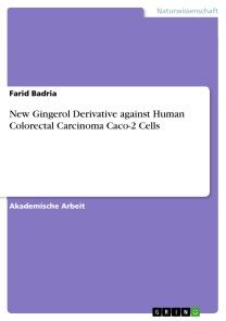 New Gingerol Derivative against Human Colorectal Carcinoma Caco-2 Cells Foto №1