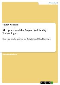 Akzeptanz mobiler Augmented Reality Technologien Foto №1