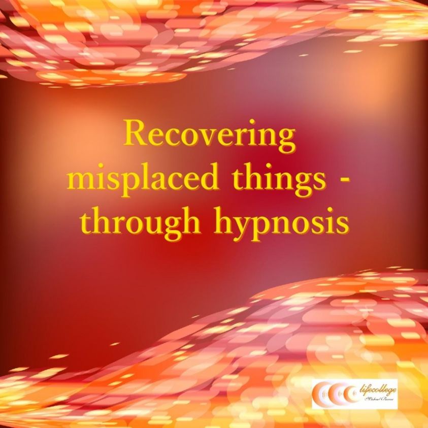 Recovering misplaced things - through hypnosis photo 2