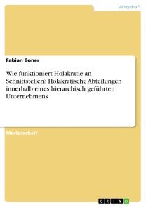 Wie funktioniert Holakratie an Schnittstellen? Holakratische Abteilungen innerhalb eines hierarchisch geführten Unternehmens Foto №1