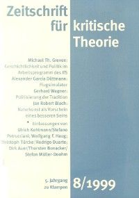 Zeitschrift für kritische Theorie / Zeitschrift für kritische Theorie, Heft 8 Foto №1