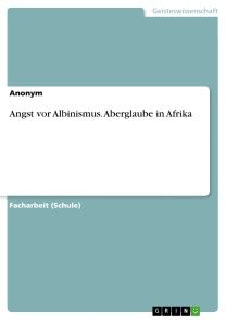 Angst vor Albinismus. Aberglaube in Afrika Foto №1