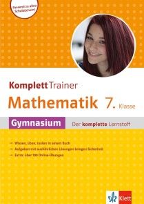Klett KomplettTrainer Gymnasium Mathematik 7. Klasse Foto №1