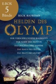 Helden des Olymp: Drachen, griechische Götter und römische Mythen - Band 1-5 der Fantasy-Reihe in einer E-Box! Foto №1