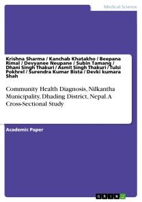 Community Health Diagnosis, Nilkantha Municipality, Dhading District, Nepal. A Cross-Sectional Study photo №1