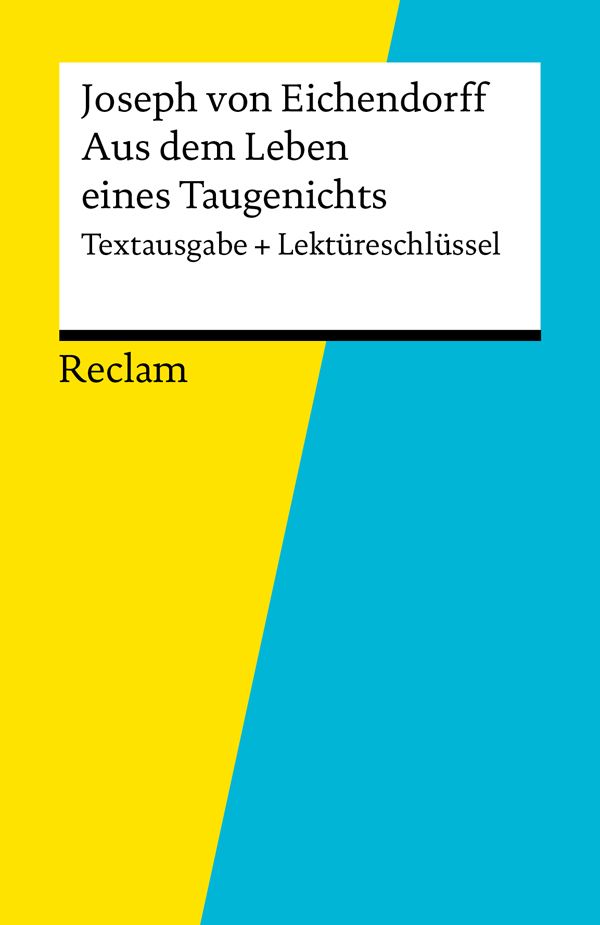 Textausgabe + Lektüreschlüssel. Joseph von Eichendorff: Aus dem Leben eines Taugenichts Foto №1