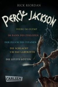 Percy Jackson: Moderne Teenager und griechische Monster - Band 1-5 der mythischen Fantasy-Buchreihe in einer E-Box! Foto №1