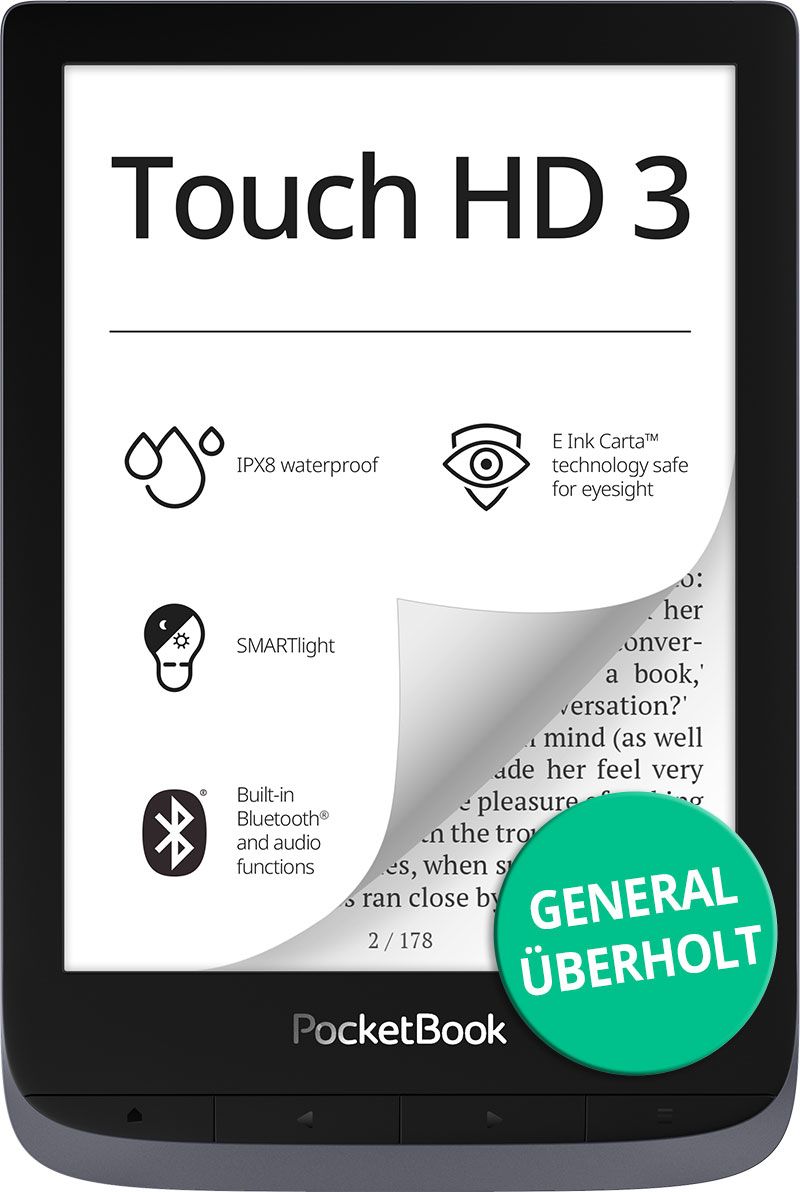 Generalüberholt: PocketBook Touch HD 3 Metallic Grey Foto 1