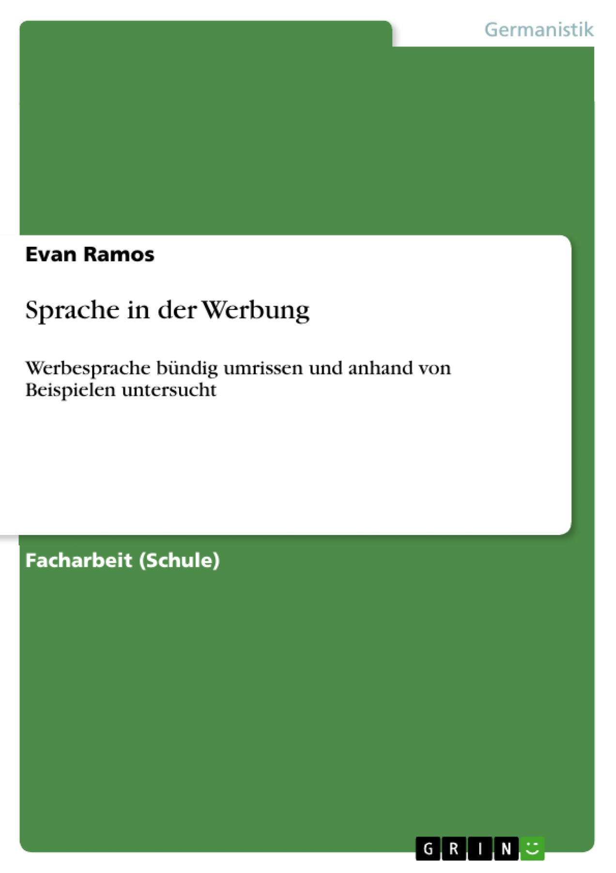 Sprache in der Werbung
