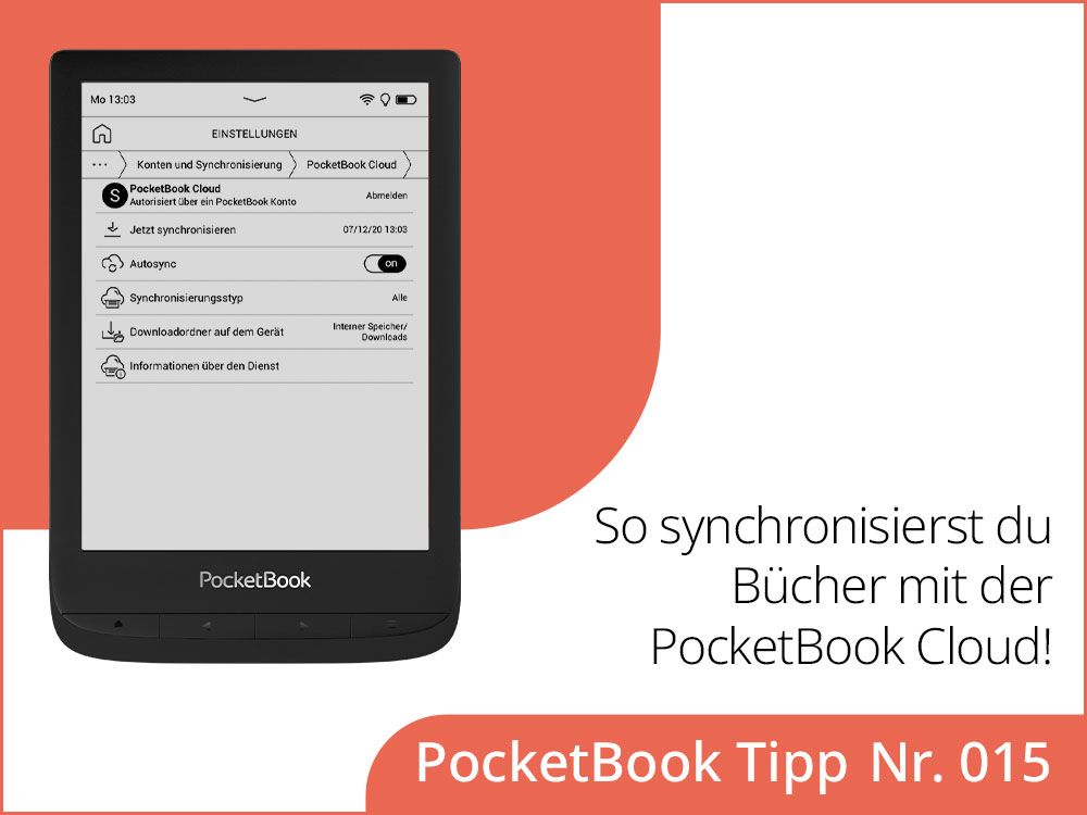 Wie kannst du E-Books mit der PocketBook Cloud synchronisieren?
