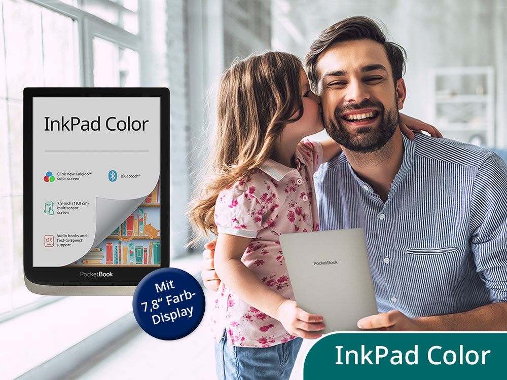 - InkPad E-Reader Color - Blog 7,8 Zoll Farbdipslay mit PocketBook