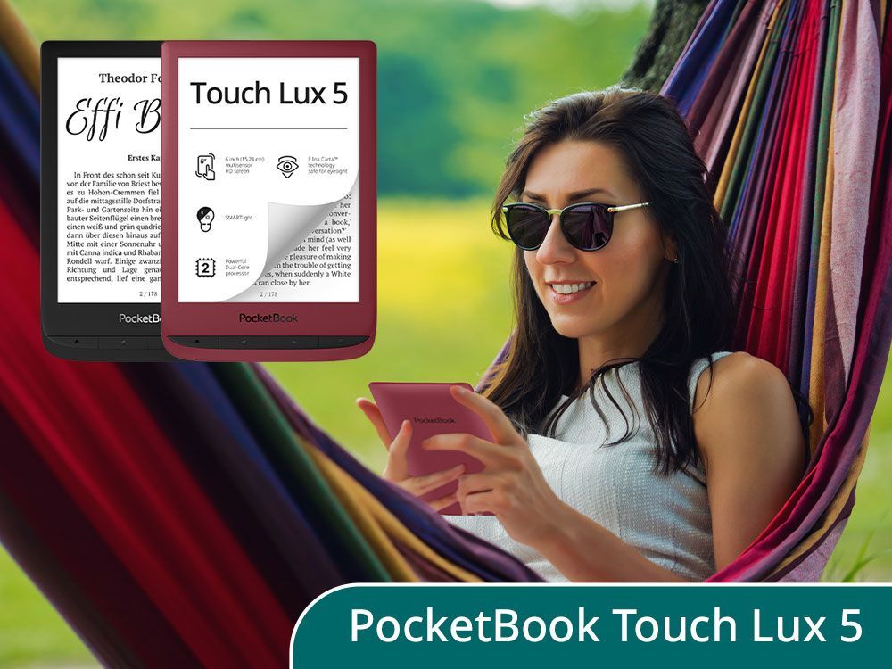 Der neue PocketBook Touch Lux 5 jetzt mit SMARTlight