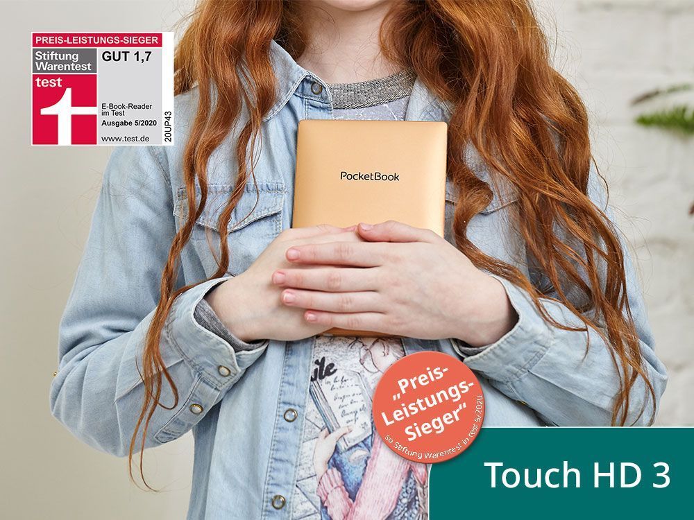 PocketBook Touch HD 3 ist Preis-Leistungs-Sieger der Stiftung Warentest