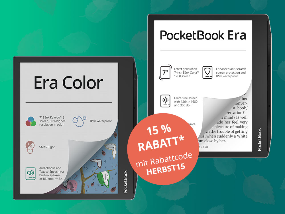 Herbstzeit ist Lesezeit – PocketBook Era und Era Color zum Vorteilspreis!