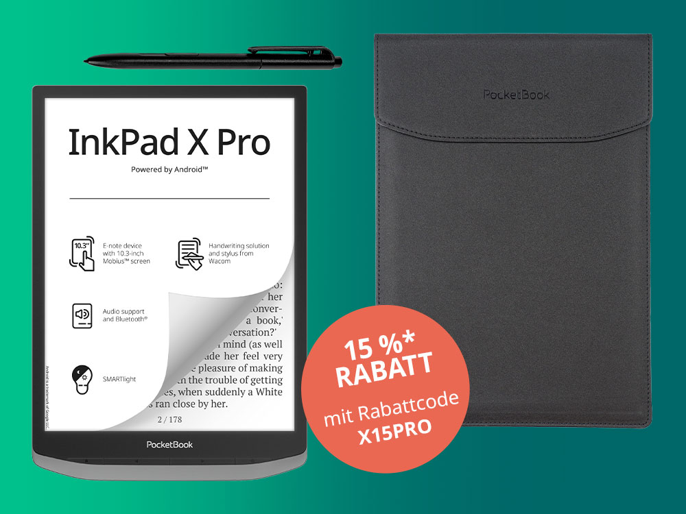 Lesen & Notieren: InkPad X Pro nur kurze Zeit mit 15 Prozent Rabatt