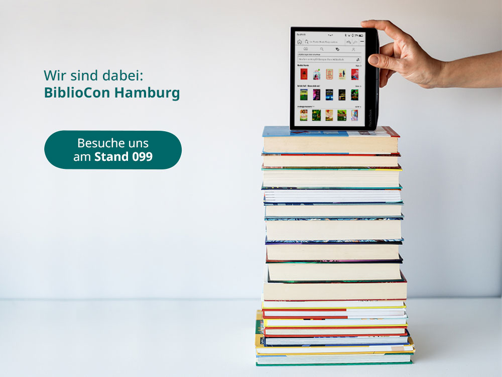 Erlebe PocketBook auf der 112. BiblioCon 2024 in Hamburg