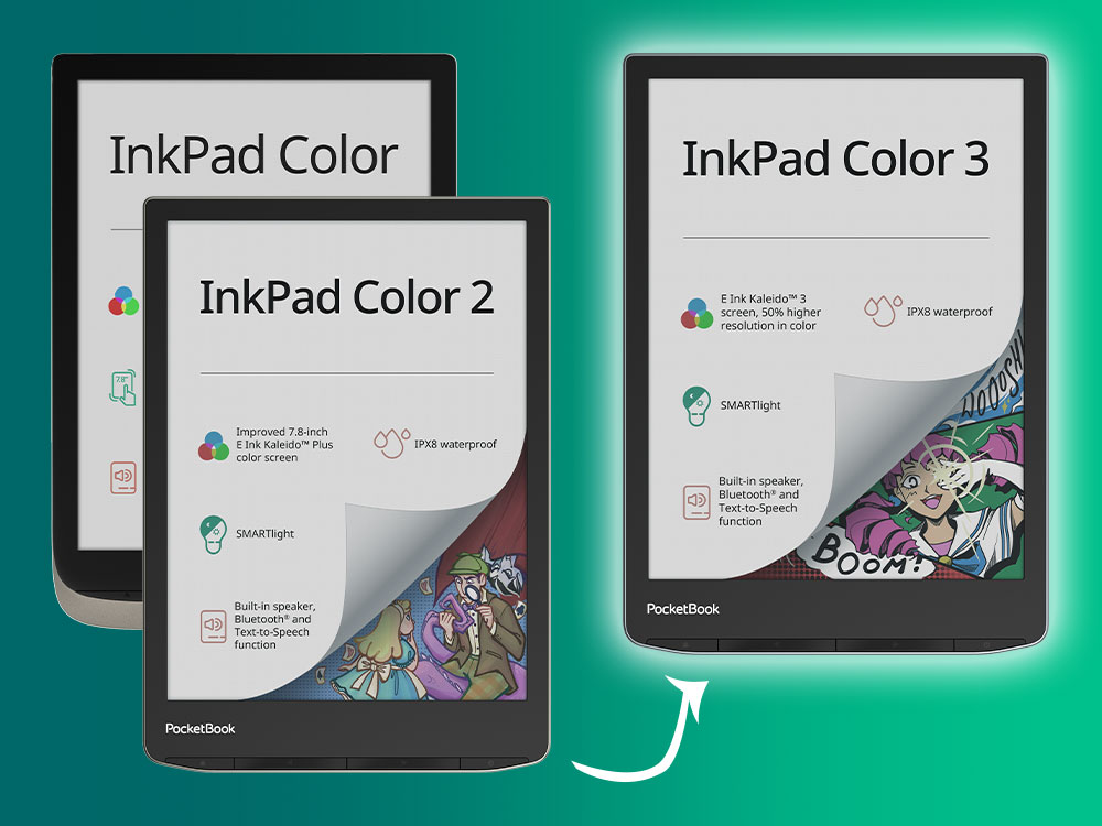 Lesen der nächsten Generation: Weiterentwicklung des InkPad Color zum erweiterten InkPad Color 3 