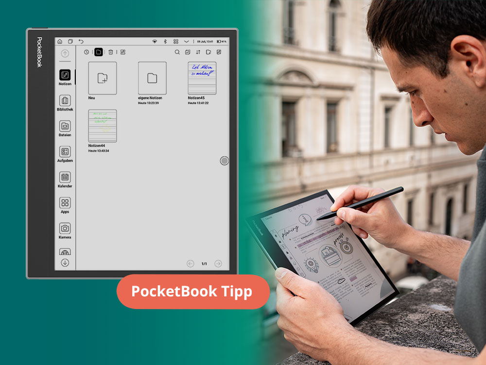 Wie funktioniert die Texterkennung auf dem PocketBook InkPad Eo?