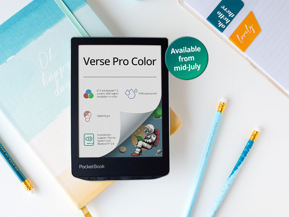 PocketBook Verse Pro Color: super-compact e-reader with color screen E Ink Kaleido™ 3  