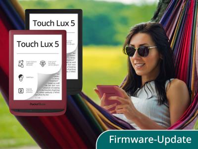 Firmware-Update 6.4 bringt Komfortfunktion für die E-Reader-Tastatur des PocketBook Touch Lux 5 