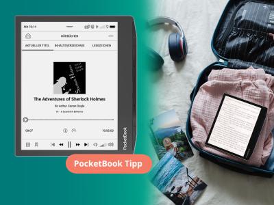 Wie setzt du kabelgebundene Kopfhörer mit deinem PocketBook E-Reader ein?
