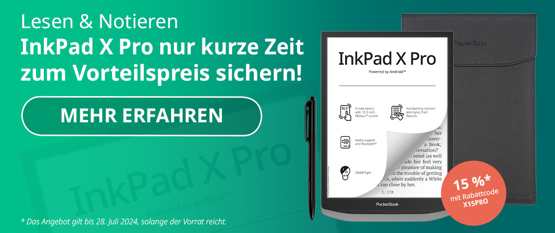 Lesen & Notieren: InkPad X Pro nur kurze Zeit mit 15 Prozent Rabatt