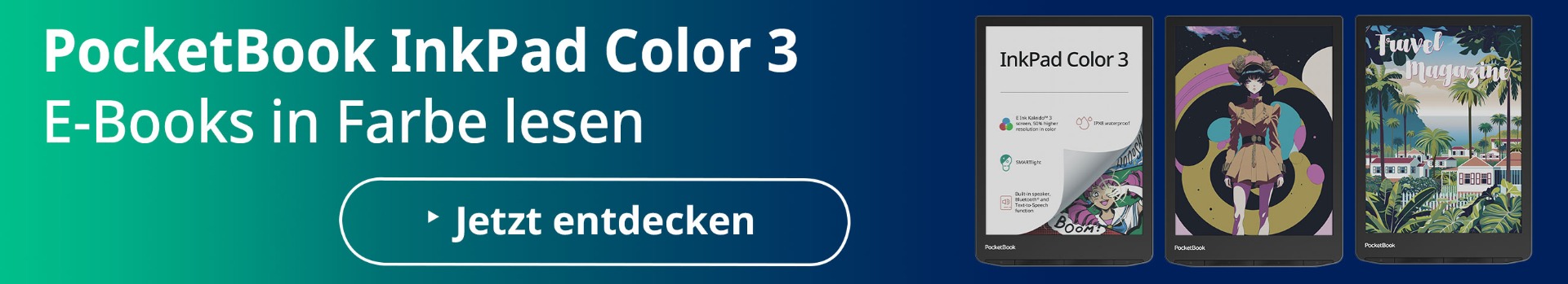NEU: PocketBook InkPad Color 3 ist erhältlich