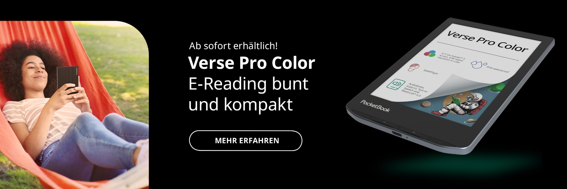 NEU: Verse Pro Color - 6“-E-Reader mit Farbdisplay